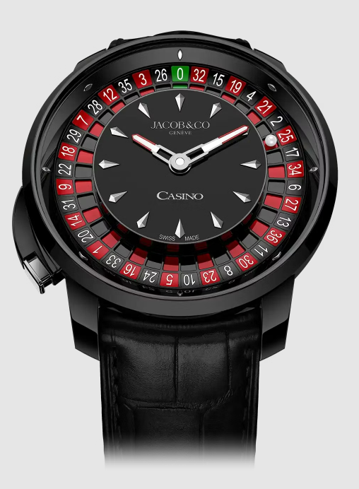 Review Jacob & Co Casino Tourbillon Black DLC Titanium CA100.21.AA.AA.A Replica watch